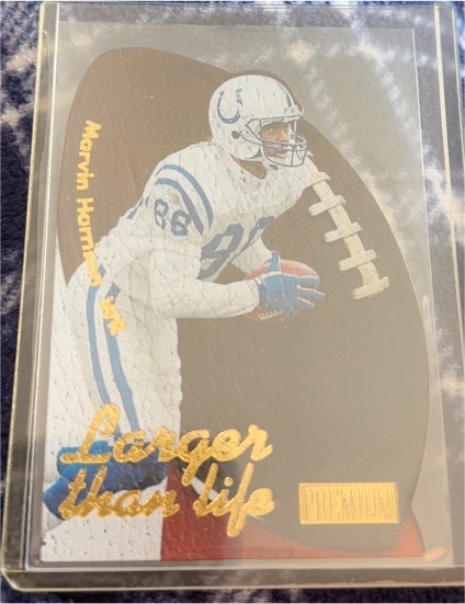 1997 Skybox Premium #6 Marvin Harrison Larger Than Life — front