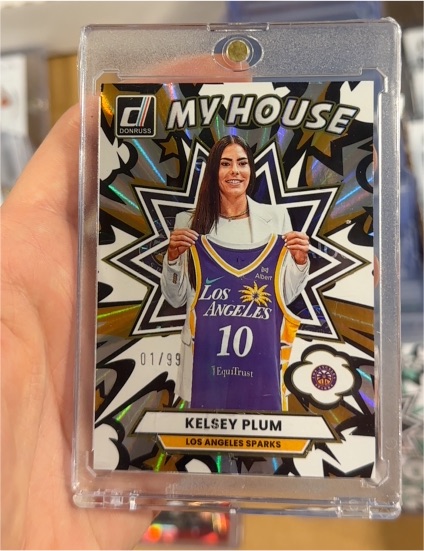 2025 Donruss WNBA #17 Kelsey Plum My House — front