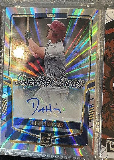 2024 Donruss Signature Series #SS-DH Dustin Harris — front