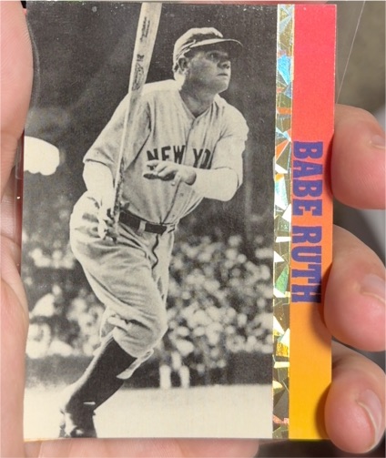 1993 Ballstreet News #N#OB Babe Ruth — front