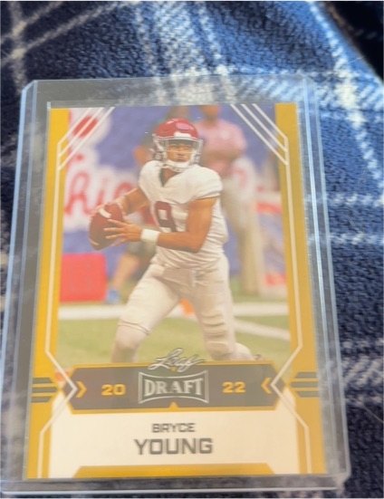 2022 Leaf Draft #02 Bryce Young — front
