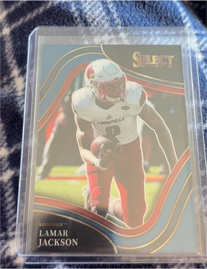 2022 Panini Select Draft Picks #140 Lamar Jackson — front