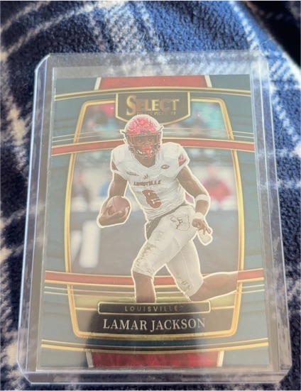 2022 Panini Select Draft Picks #44 Lamar Jackson — front