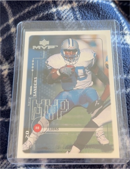 1999 Upper Deck MVP #65 Barry Sanders — front