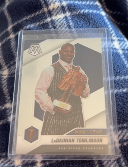 2021 Panini Mosaic #265 LaDainian Tomlinson Man of the Year — front