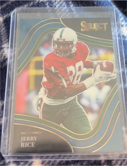 2022 Panini Select Draft Picks #148 Jerry Rice Valley State — front