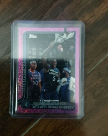 2025-26 Topps Protect Home Court #287 Wolves Bring Energy — front
