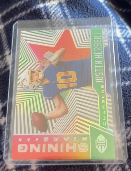 2021 Panini Illusions #SS-8 Justin Herbert Shining Stars — front