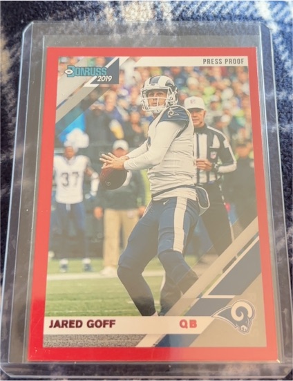 2019 Panini Donruss #137 Jared Goff — front