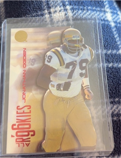 1996 Fleer Ultra All Rookies #9 Jonathan Ogden — front