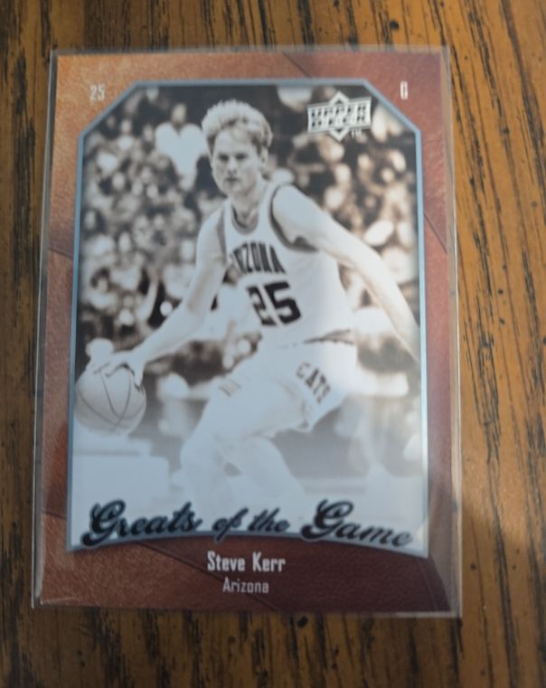 2010 Upper Deck Greats of the Game #25 Steve Kerr — front