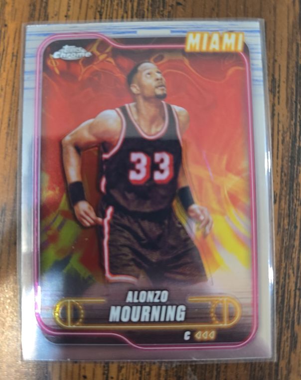2024-25 Topps Chrome #9 Alonzo Mourning — front