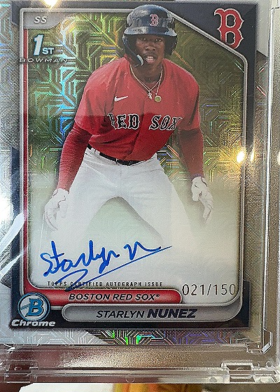 2024 Bowman Chrome #021 Starlyn Nunez — front