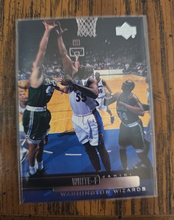 1999-00 Upper Deck #55 Jahidi White — front