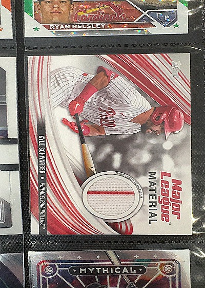 2023 Topps Major League Material #MLM-KS Kyle Schwarber — front