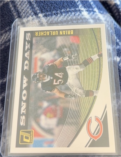 2018 Donruss #SD-6 Brian Urlacher Snow Days — front