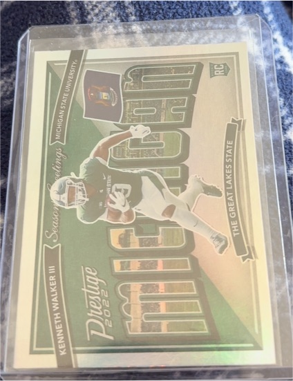 2022 Panini Prestige #SG-15 Kenneth Walker III Seasons Greetings — front
