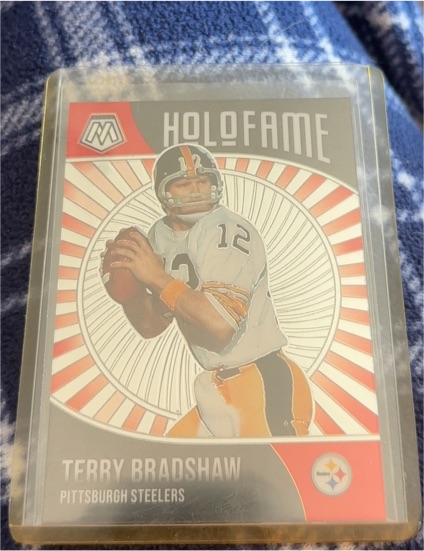 2021 Panini Mosaic HoloFame #12 Terry Bradshaw — front