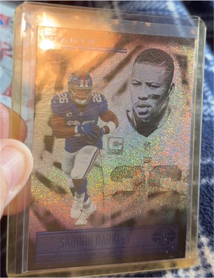 2021 Panini Illusions #49 Saquon Barkley — front