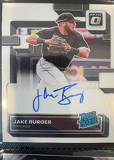 2022 Donruss Optic #18 Jake Burger — front