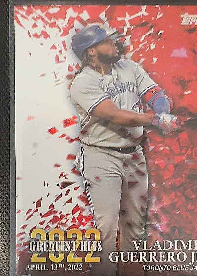 2023 Topps #22GH-11 Vladimir Guerrero Jr. 2022 Greatest Hits — front