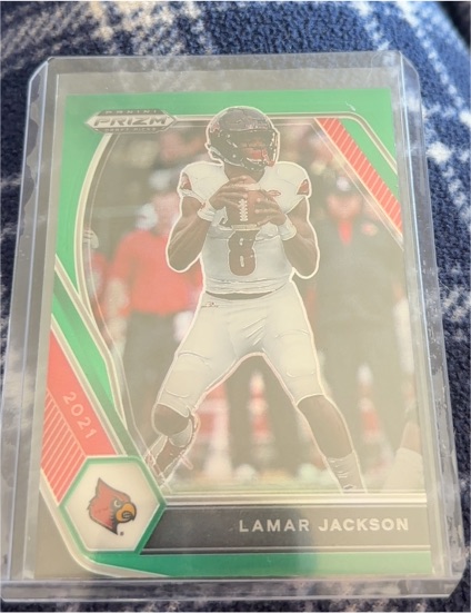2021 Panini Prizm Draft Picks #26 Lamar Jackson — front