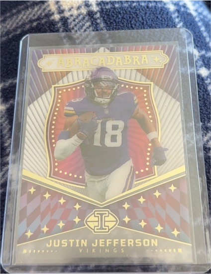 2024 Panini Illusions #15 Justin Jefferson Abracadabra — front