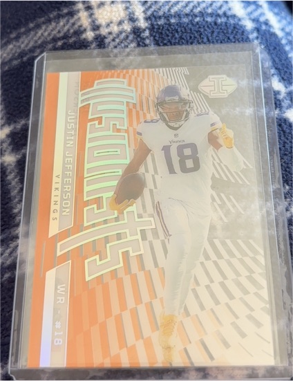 2022 Panini Illusions #I-2 Justin Jefferson Illusionists — front
