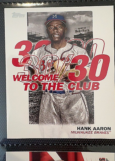 2023 Topps Series 1 #WC-9 Hank Aaron Welcome to the Club — front