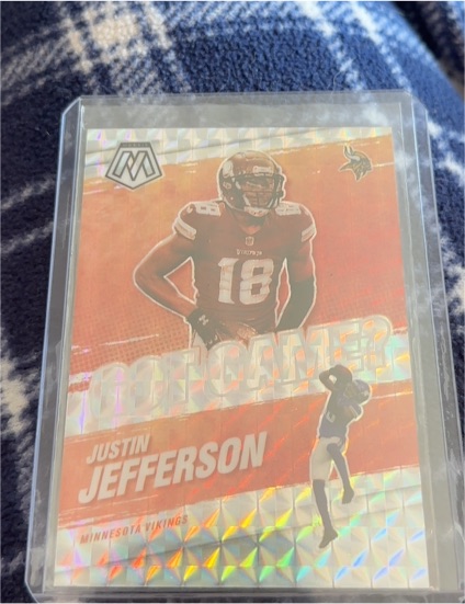 2021 Panini Mosaic Got Game? #GG-15 Justin Jefferson — front