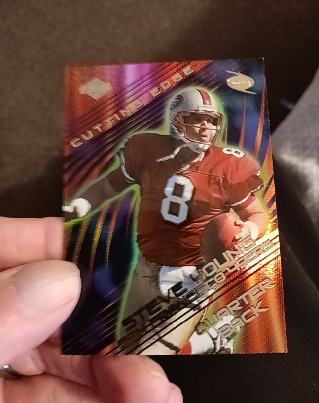 1999 Collector's Edge Odyssey Cutting Edge #CE4 Steve Young — front