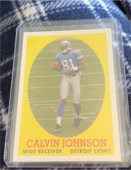 2007 Topps Turn Back the Clock #8 Calvin Johnson — front