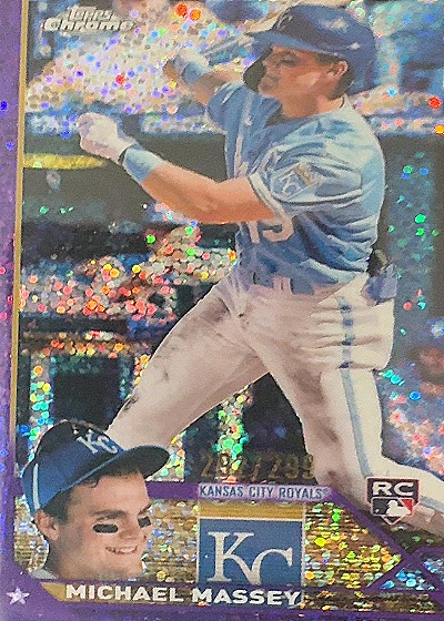 2023 Topps Holiday #H129 Michael Massey — front