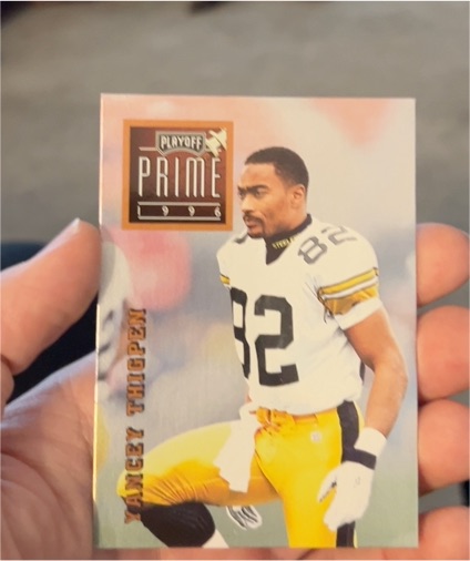 1996 Playoff Prime #017 Yancey Thigpen — front