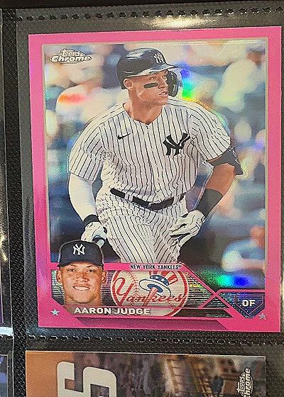 2023 Topps Chrome #62 Aaron Judge — front
