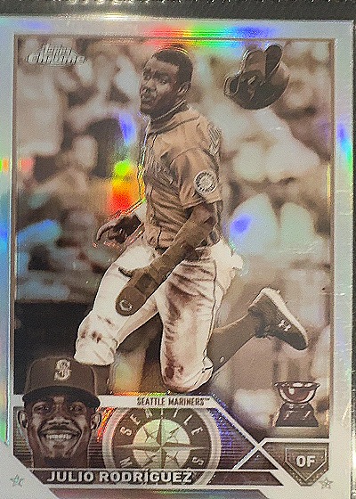 2023 Topps Chrome #200 Julio Rodriguez Sepia Refractor — front