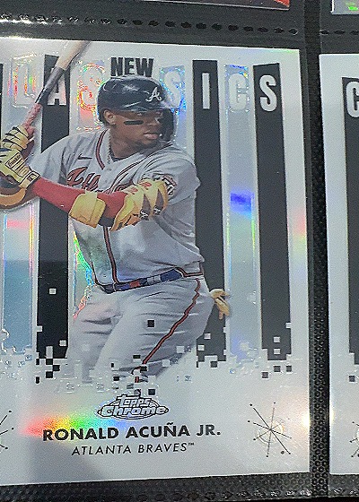2022 Topps Chrome New Classics #NC-3 Ronald Acuña Jr. — front