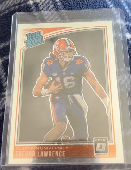 2021 Donruss Optic Rated Rookie #201 Trevor Lawrence — front