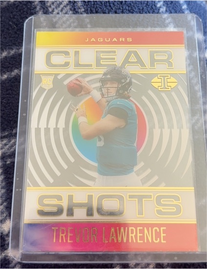 2021 Panini Illusions #CS-16 Trevor Lawrence Clear Shots — front