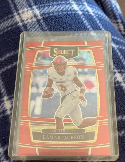 2022 Panini Select Draft Picks #44 Lamar Jackson — front