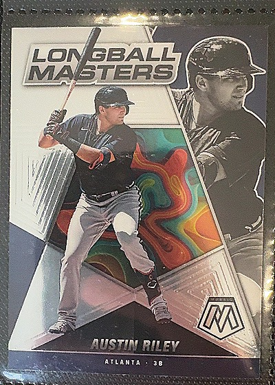 2022 Panini Mosaic Longball Masters #LM-3 Austin Riley — front