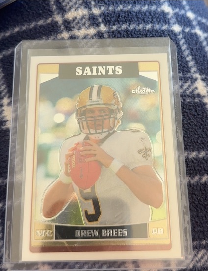2006 Topps Chrome #155 Drew Brees — front