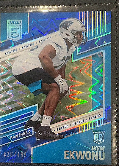 2022 Donruss Elite #134 Ikem Ekwonu Status Explosion — front