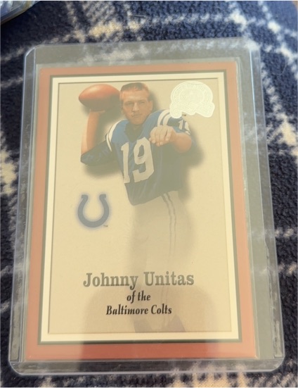 2000 Fleer Greats of the Game #55 Johnny Unitas — front