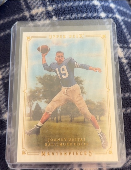 2008 Upper Deck Masterpieces #50 Johnny Unitas — front