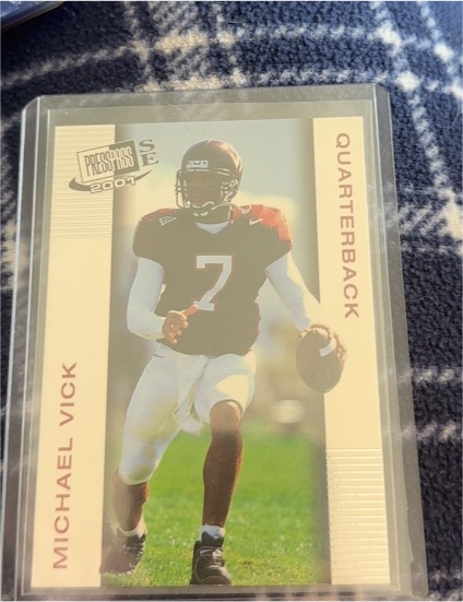 2001 Press Pass SE #1 Michael Vick Rookie Card — front