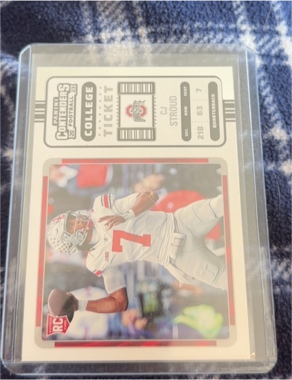 2023 Panini Chronicles Draft Picks Contenders College Ticket #3 C.J. Stroud — front