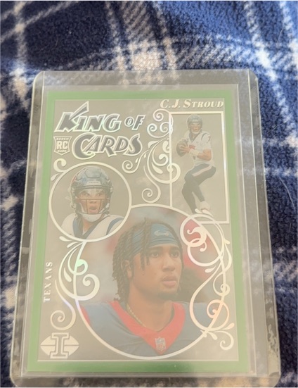 2023 Panini Illusions #17 King of Cards C.J. Stroud — front