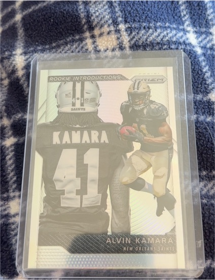 2017 Panini Prizm Rookie Introductions #17 Alvin Kamara — front