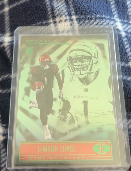 2021 Panini Illusions #65 Ja'Marr Chase Rookie — front